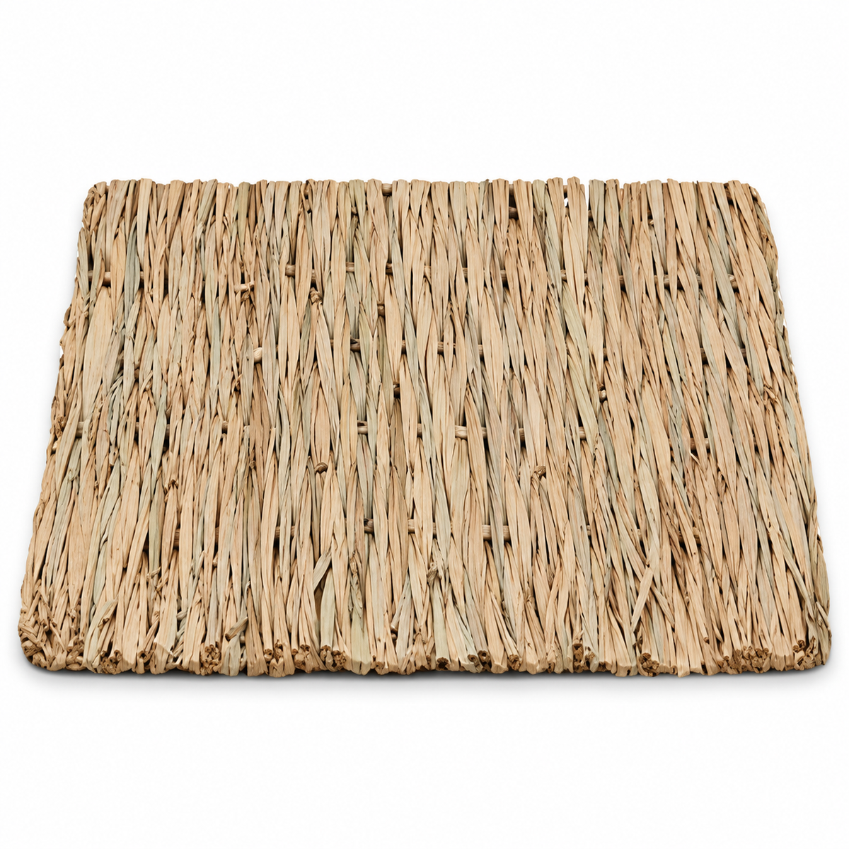 Sungrow Rabbit Grass Mat, Bunny Cage Accessories, Rabbit Stuff and Supplies, Handmade, Edible Accessory Chew, Keep in Cage or on Floor, Bird Foraging ,1 Pc