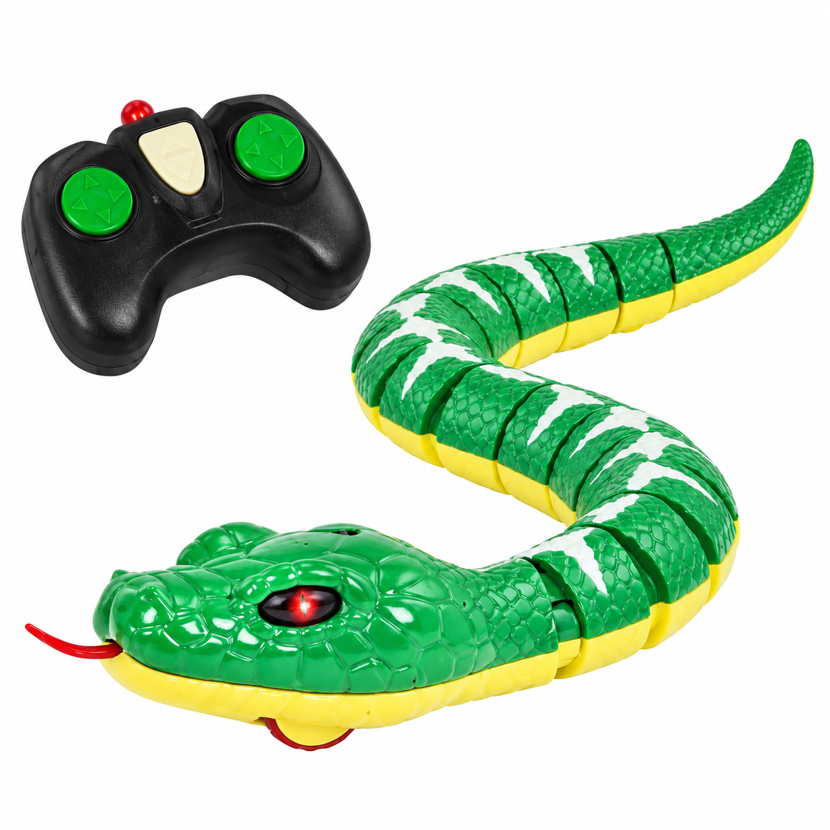 Terra by Battat – Rainbow Boa Infrared Remote Control Snake with Light – up Eyes, Electronic Animal Toy and Playset for Kids, Realistic Reptile, Fun and Interactive, 6+ Years
