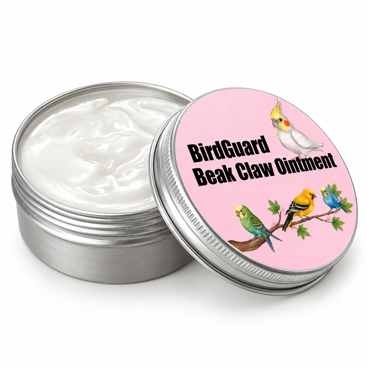BirdGuard Beak, Foot & Claw Moisturizing Balm for Parrots, Budgies, Cockatiels & Canaries