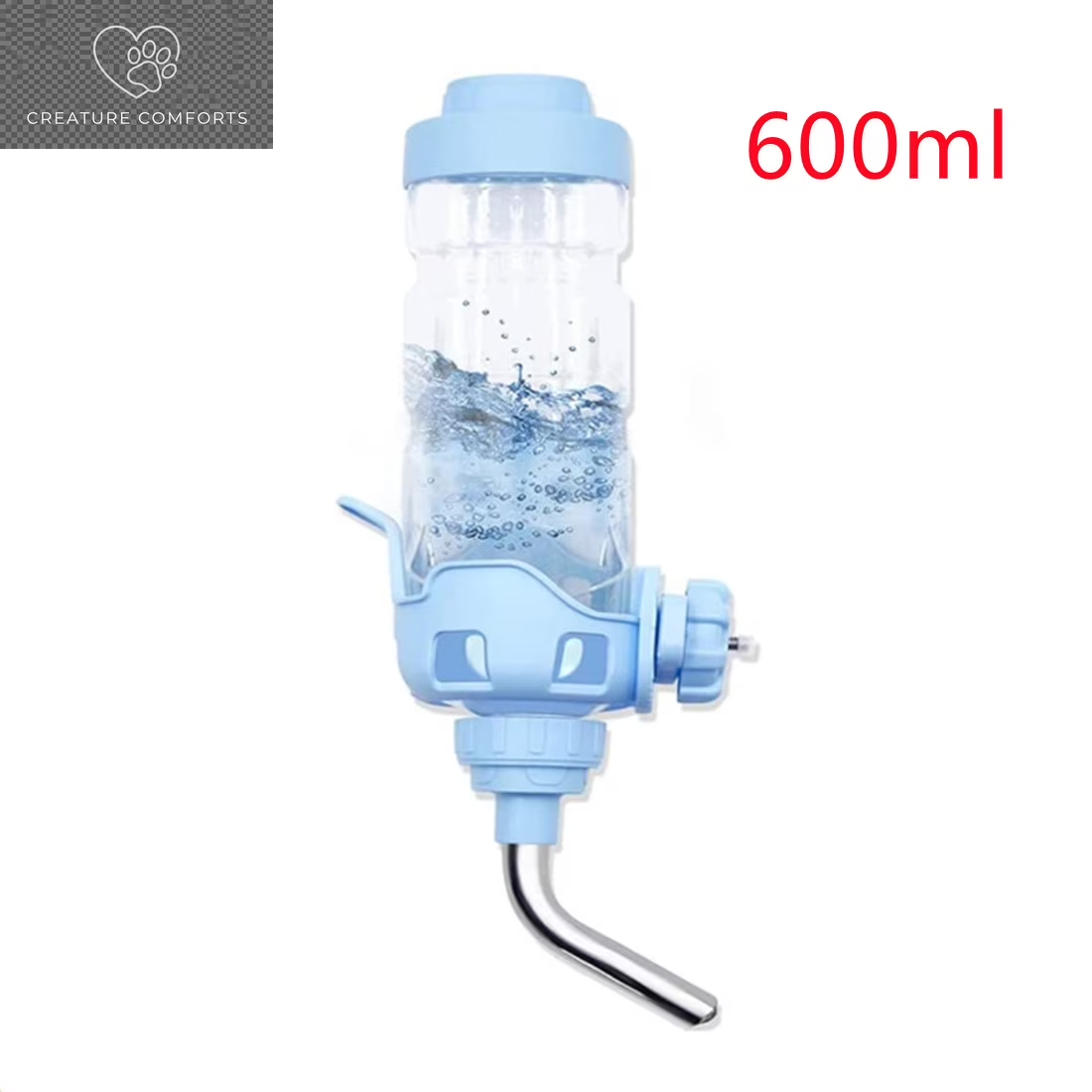 Dog Water Bottle Dispenser for Cage Crate Kennel Auto