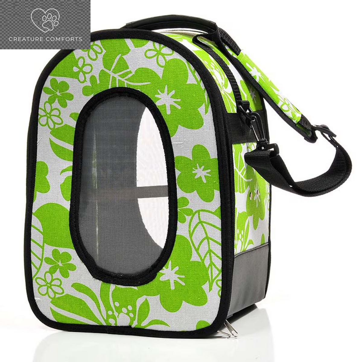 A&E Cage Small Soft-Sided Travel Bird Carrier with Removable Perch, Black, 14.5 Lb Limit