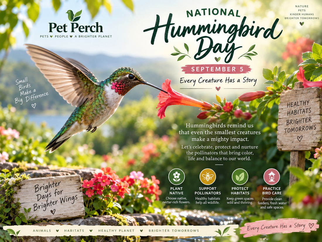 National Hummingbird Day — September 5.