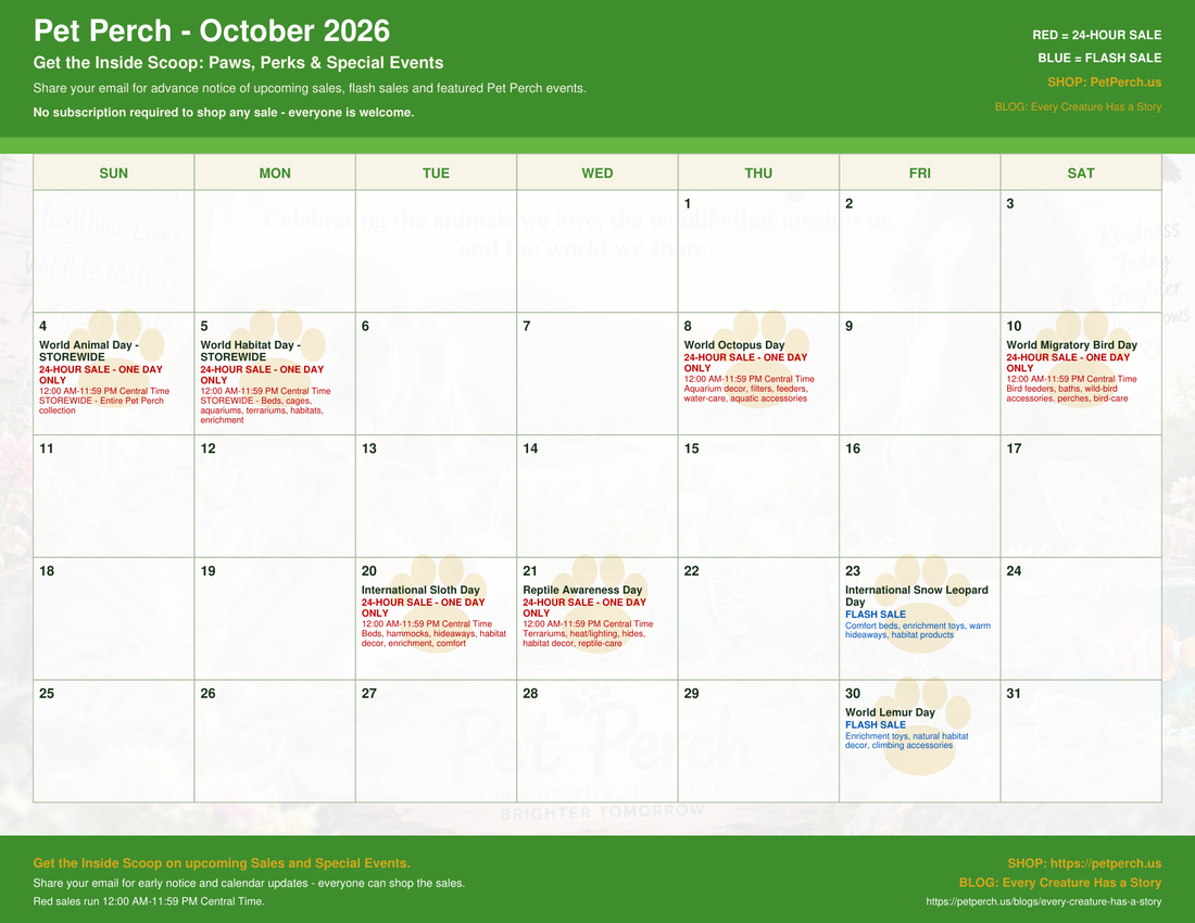 Inside Scoop Calendar -- October 2026