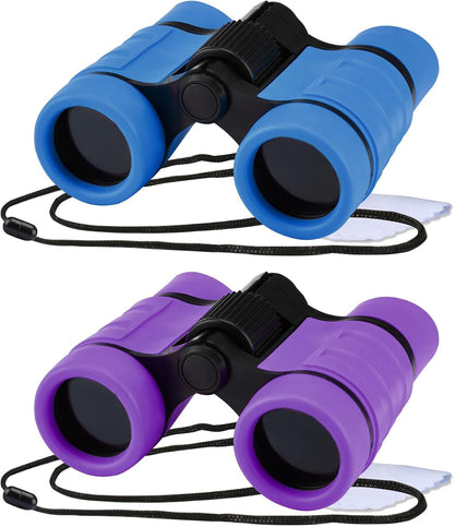 Binoculars for Kids, Toys for 3-12 Years Boys and Girls High-Resolution Optics Shockproof Mini Compact Toy Binoculars for Bird Watching, Hiking, Camping, Science, Detective