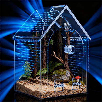 Jumping Spider Enclosure Kit Preassembled 8X5X5 Inch Acrylic Tarantula Tank