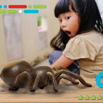 Discovery Kids RC Moving Tarantula Spider, Remote-Control Toy for Kids, Realistic Scurrying Movement, Glowing Scary Red LED Eyes