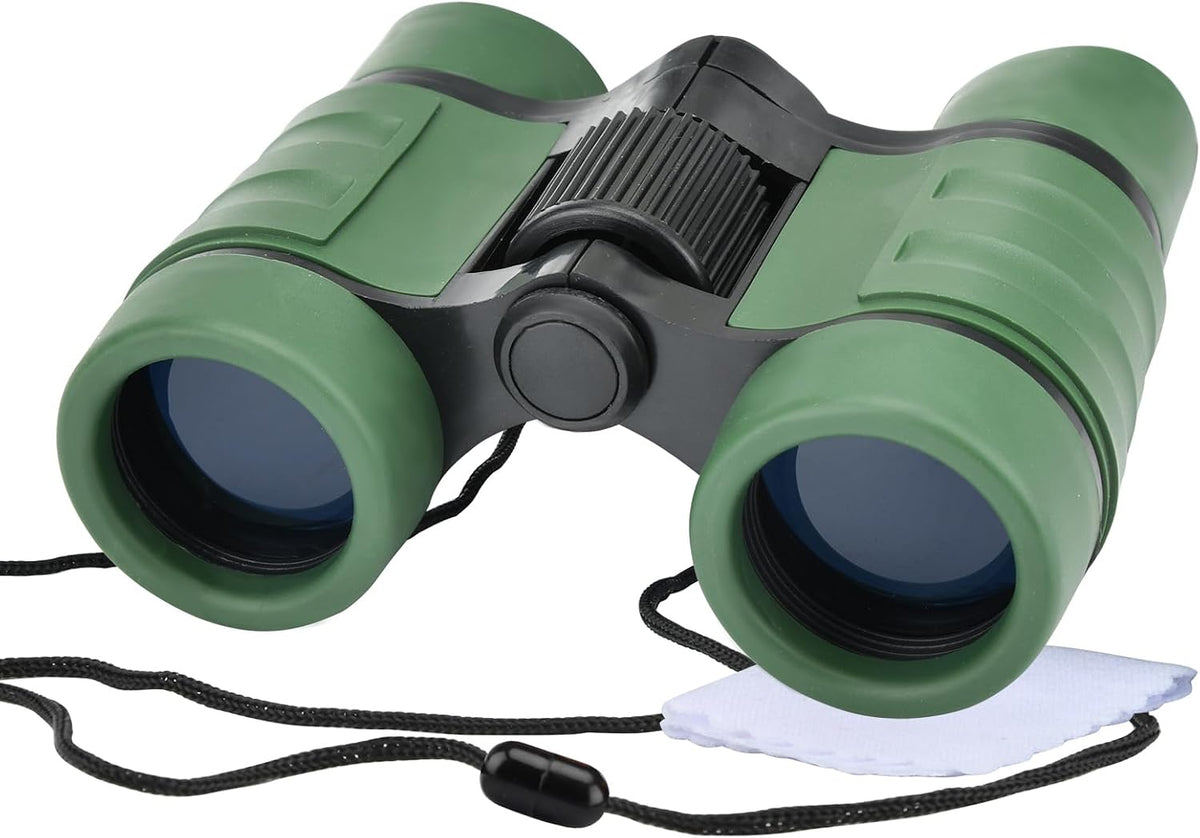 Binoculars for Kids, Toys for 3-12 Years Boys and Girls High-Resolution Optics Shockproof Mini Compact Toy Binoculars for Bird Watching, Hiking, Camping, Science, Detective