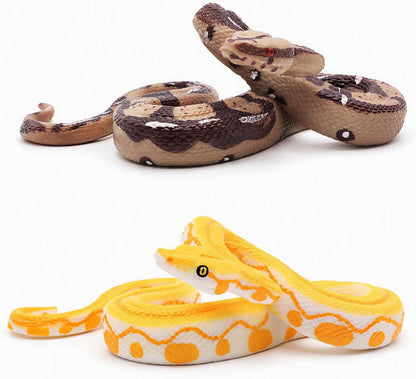 Realistic Fake Snake Toy Rubber Gag Toys for Halloween Prank
