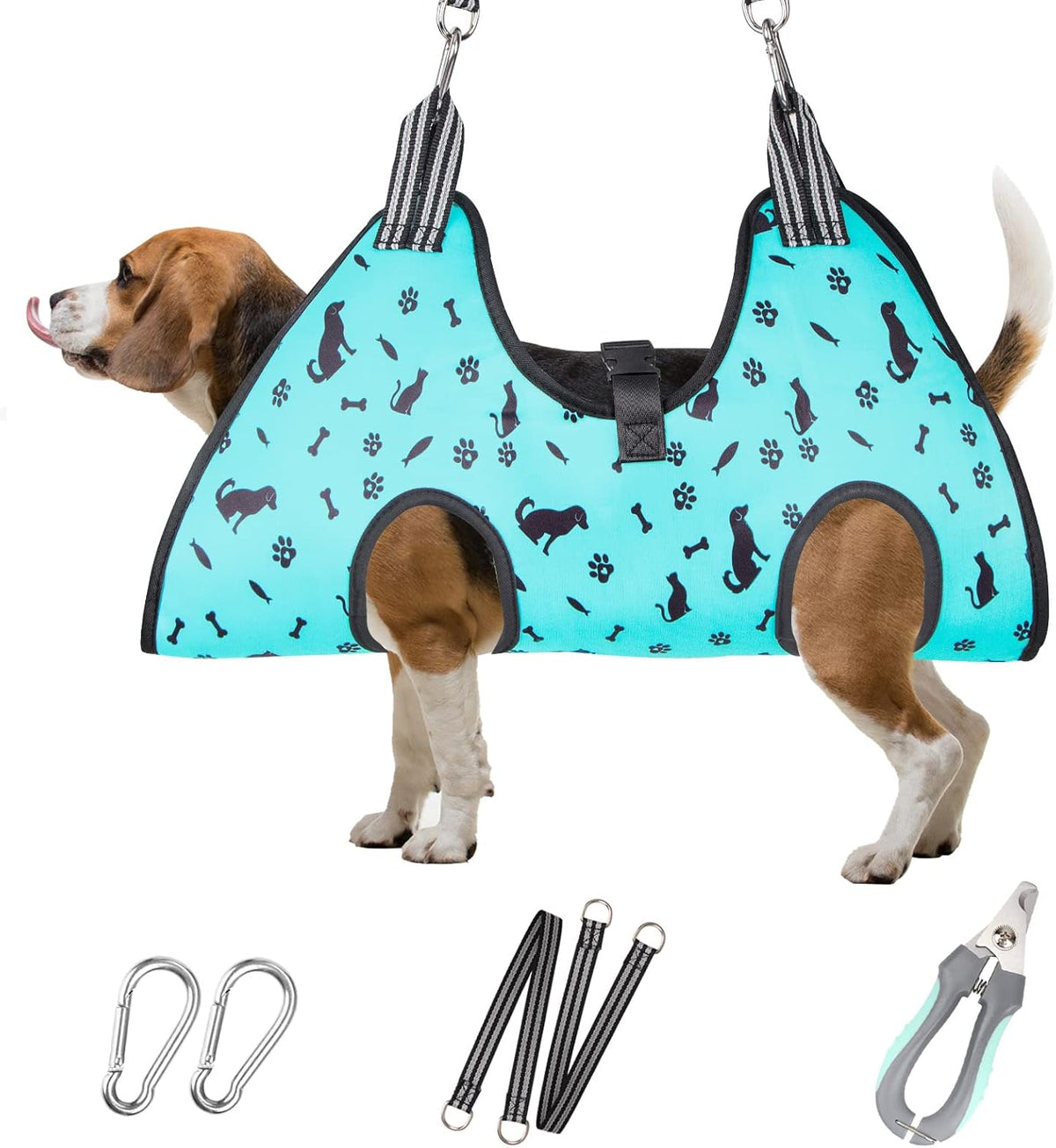 Ateson XL Dog Grooming Hammock - The Ultimate Nail Trimming Solution for Large Breeds