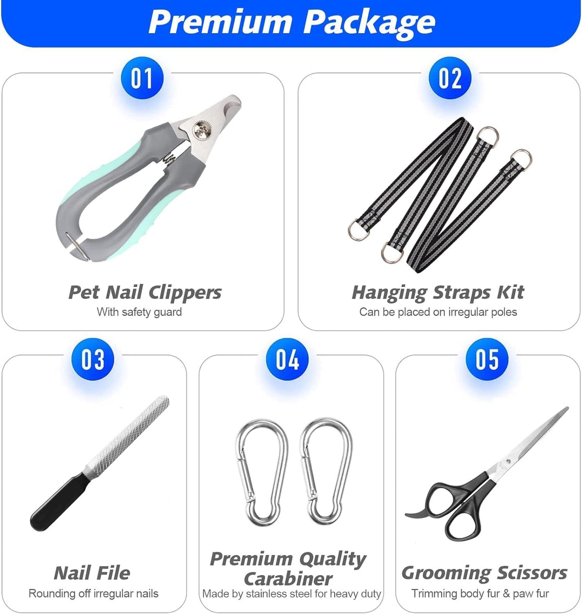 Ateson XL Dog Grooming Hammock - The Ultimate Nail Trimming Solution for Large Breeds