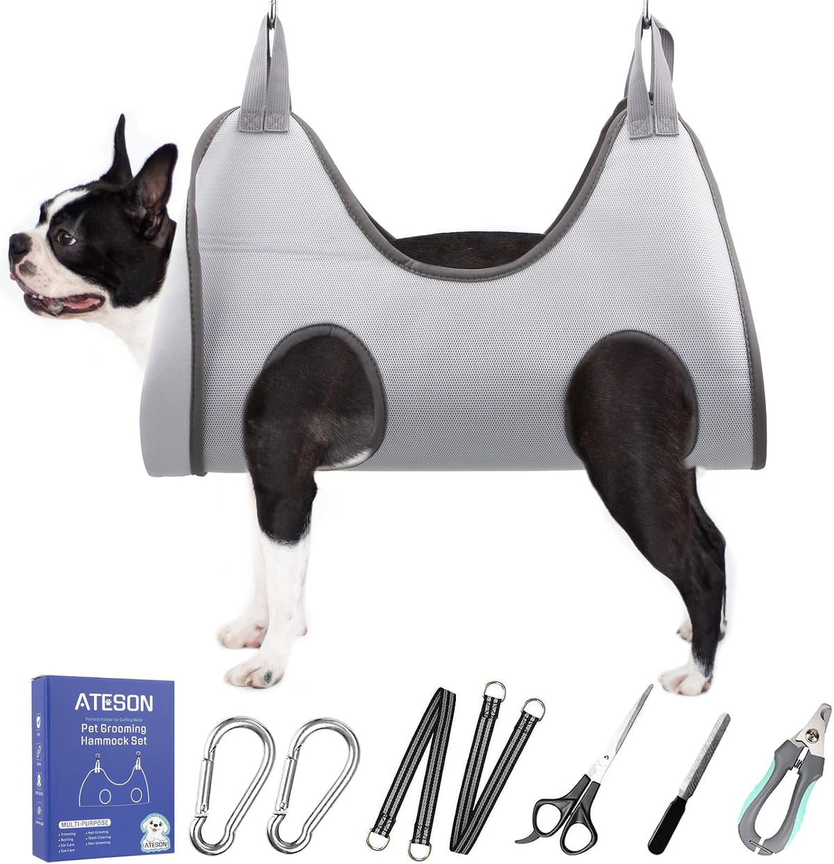 Ateson XL Dog Grooming Hammock - The Ultimate Nail Trimming Solution for Large Breeds