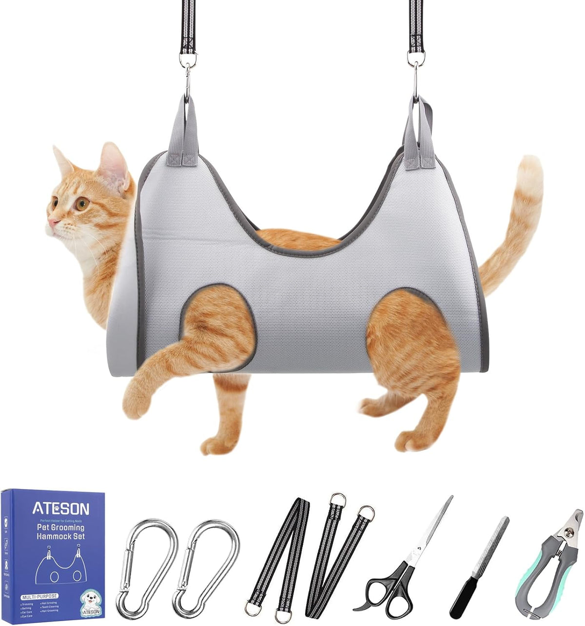 Ateson XL Dog Grooming Hammock - The Ultimate Nail Trimming Solution for Large Breeds