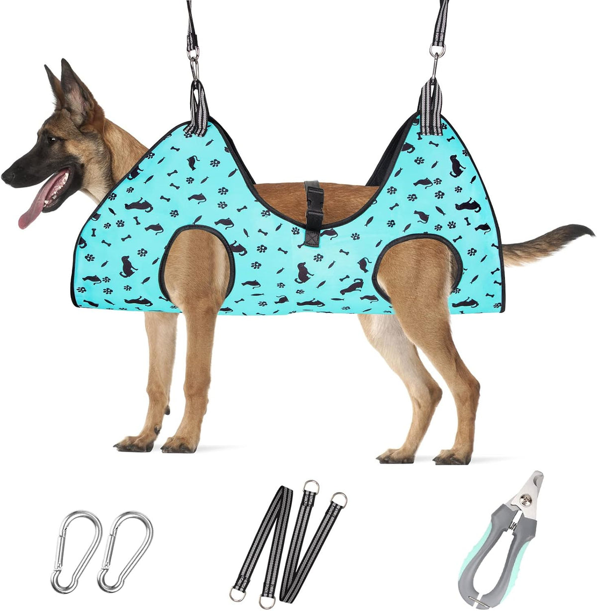 Ateson XL Dog Grooming Hammock - The Ultimate Nail Trimming Solution for Large Breeds