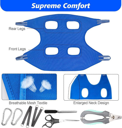 Ateson XL Dog Grooming Hammock - The Ultimate Nail Trimming Solution for Large Breeds