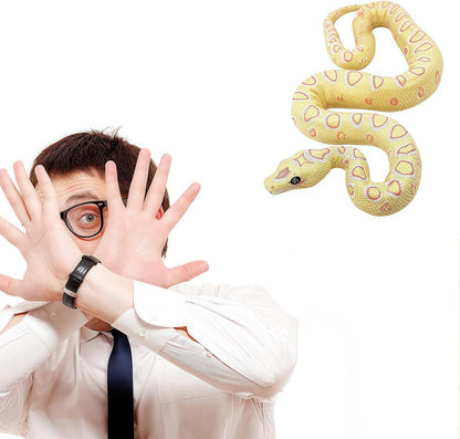 Realistic Fake Snake Toy Rubber Gag Toys for Halloween Prank