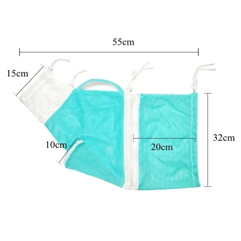 Effortless Cat Grooming & Bathing: Mesh Restraint Bag for Safe Nail Trimming and Washing