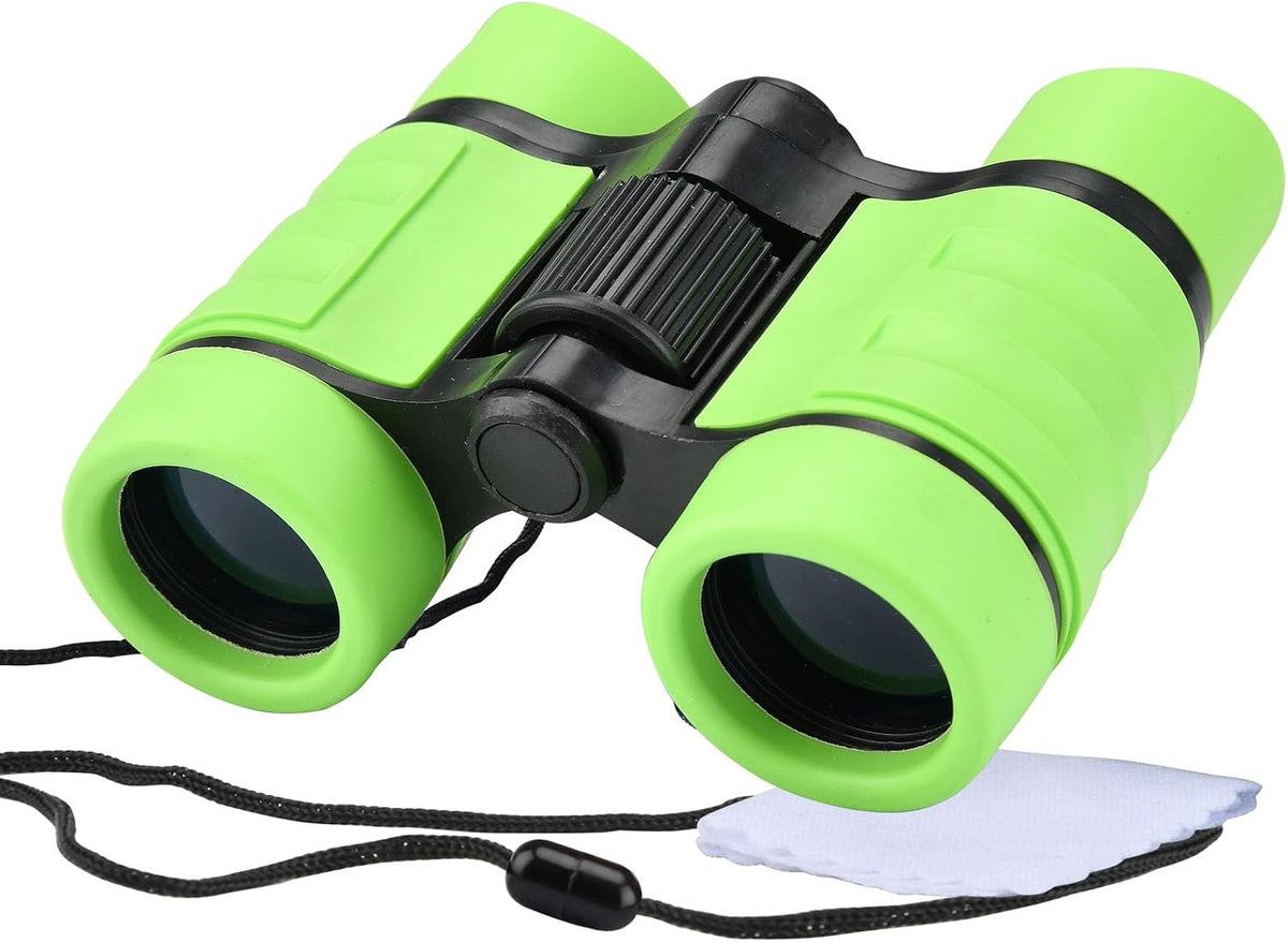 Binoculars for Kids, Toys for 3-12 Years Boys and Girls High-Resolution Optics Shockproof Mini Compact Toy Binoculars for Bird Watching, Hiking, Camping, Science, Detective