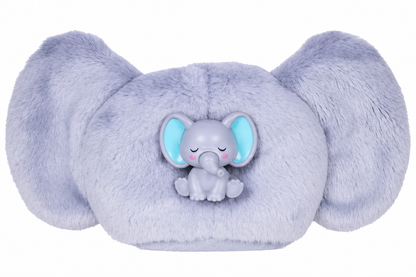 Barbie Cutie Reveal Fashion Doll, Jungle Series Elephant Plush Costume, 10 Surprises Including Mini Pet & Color Change