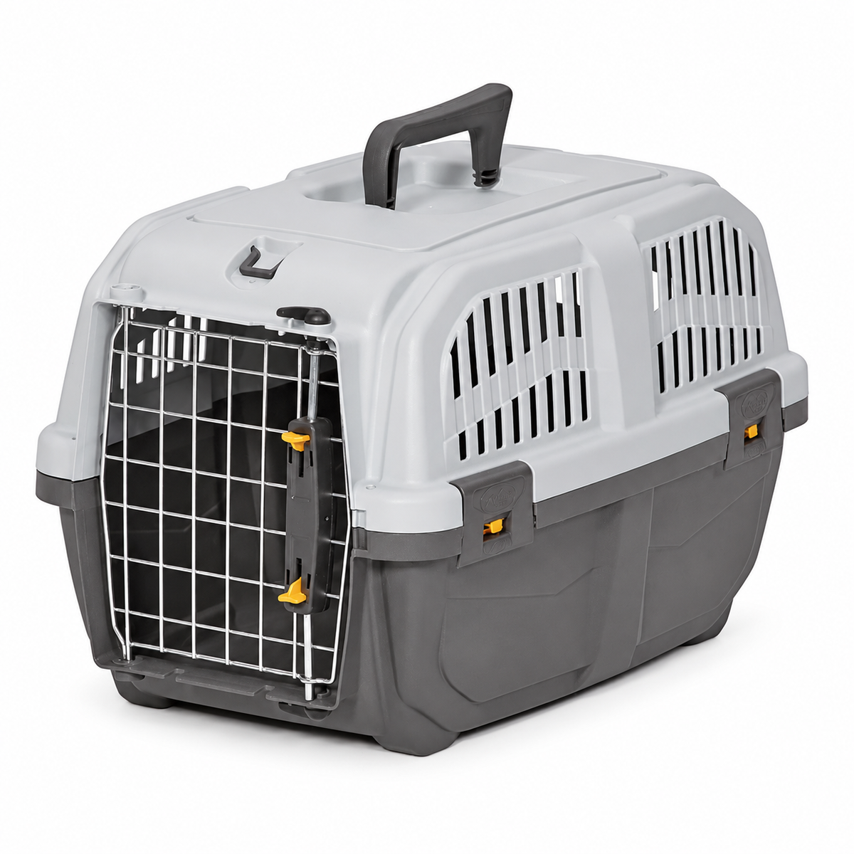 MidWest Skudo Hard-Sided Travel Carrier for Dogs & Cats – Gray, 19–32 Inch Sizes