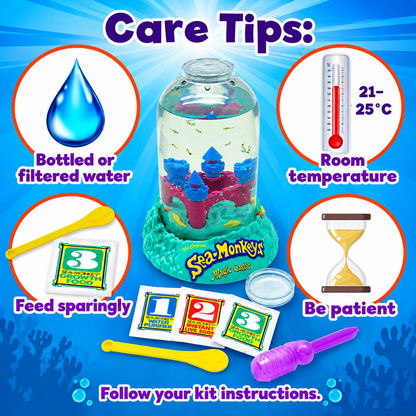 Mittel Sea-Monkeys Grow-Your-Own Brine Shrimp Aquarium Kits – Ocean Volcano & Magic Castle