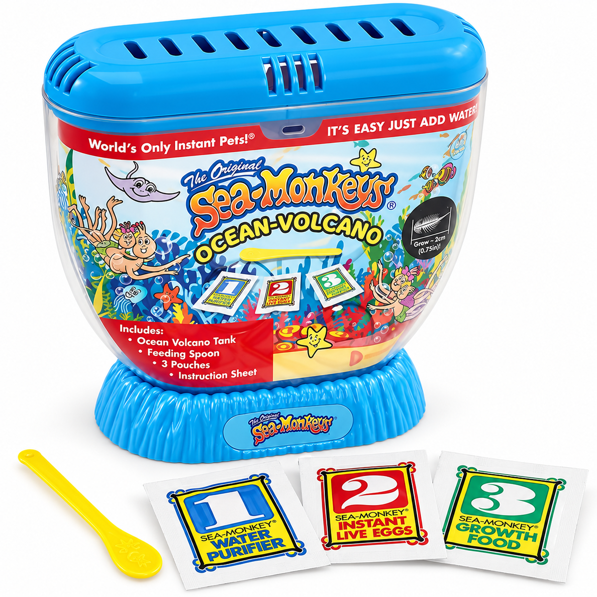 Mittel Sea-Monkeys Grow-Your-Own Brine Shrimp Aquarium Kits – Ocean Volcano & Magic Castle