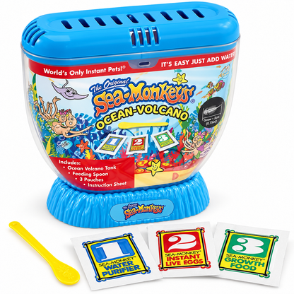 Mittel Sea-Monkeys Grow-Your-Own Brine Shrimp Aquarium Kits – Ocean Volcano & Magic Castle