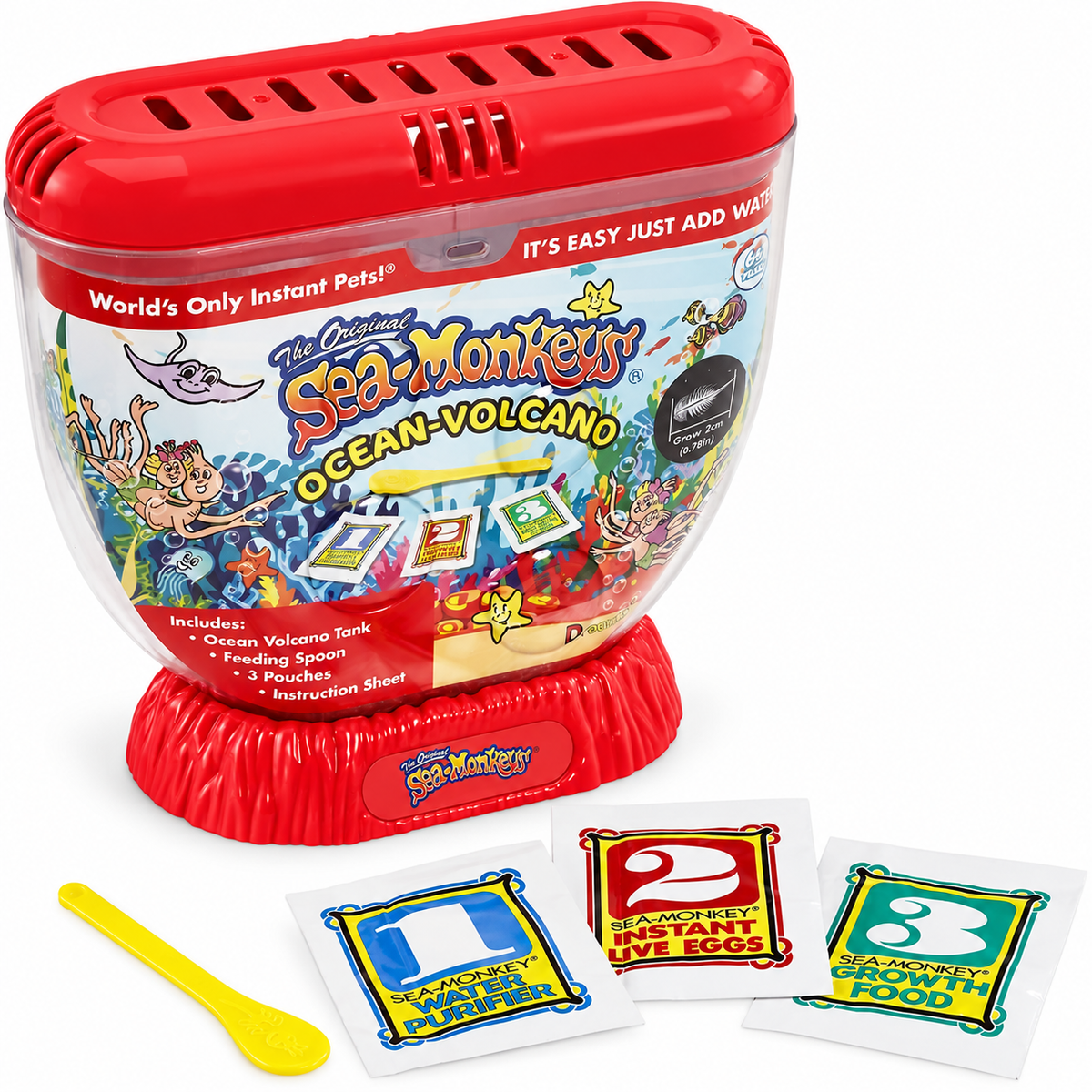 Mittel Sea-Monkeys Grow-Your-Own Brine Shrimp Aquarium Kits – Ocean Volcano & Magic Castle