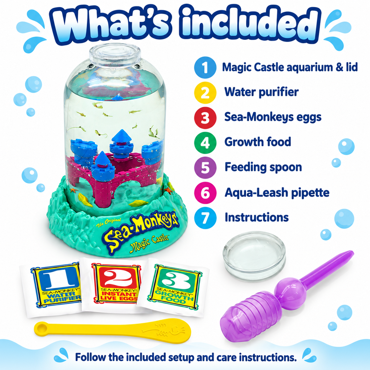 Mittel Sea-Monkeys Grow-Your-Own Brine Shrimp Aquarium Kits – Ocean Volcano & Magic Castle