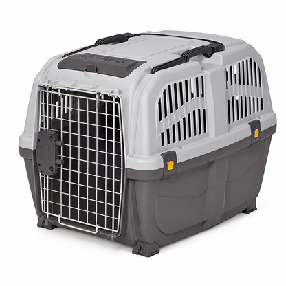 MidWest Skudo Hard-Sided Travel Carrier for Dogs & Cats – Gray, 19–32 Inch Sizes