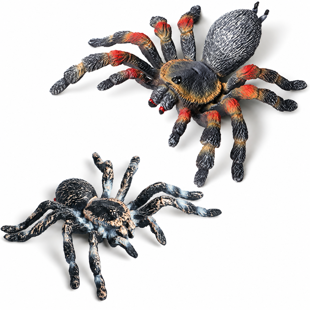 SCAHOW Realistic Spider & Lizard Toy Figures – Halloween Decorations, Prank Props & Educational Play