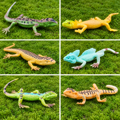 SCAHOW Realistic Spider & Lizard Toy Figures – Halloween Decorations, Prank Props & Educational Play