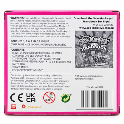 Mittel Sea-Monkeys Grow-Your-Own Brine Shrimp Aquarium Kits – Ocean Volcano & Magic Castle