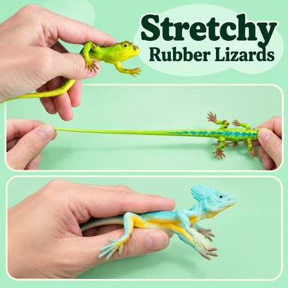 SCAHOW Realistic Spider & Lizard Toy Figures – Halloween Decorations, Prank Props & Educational Play