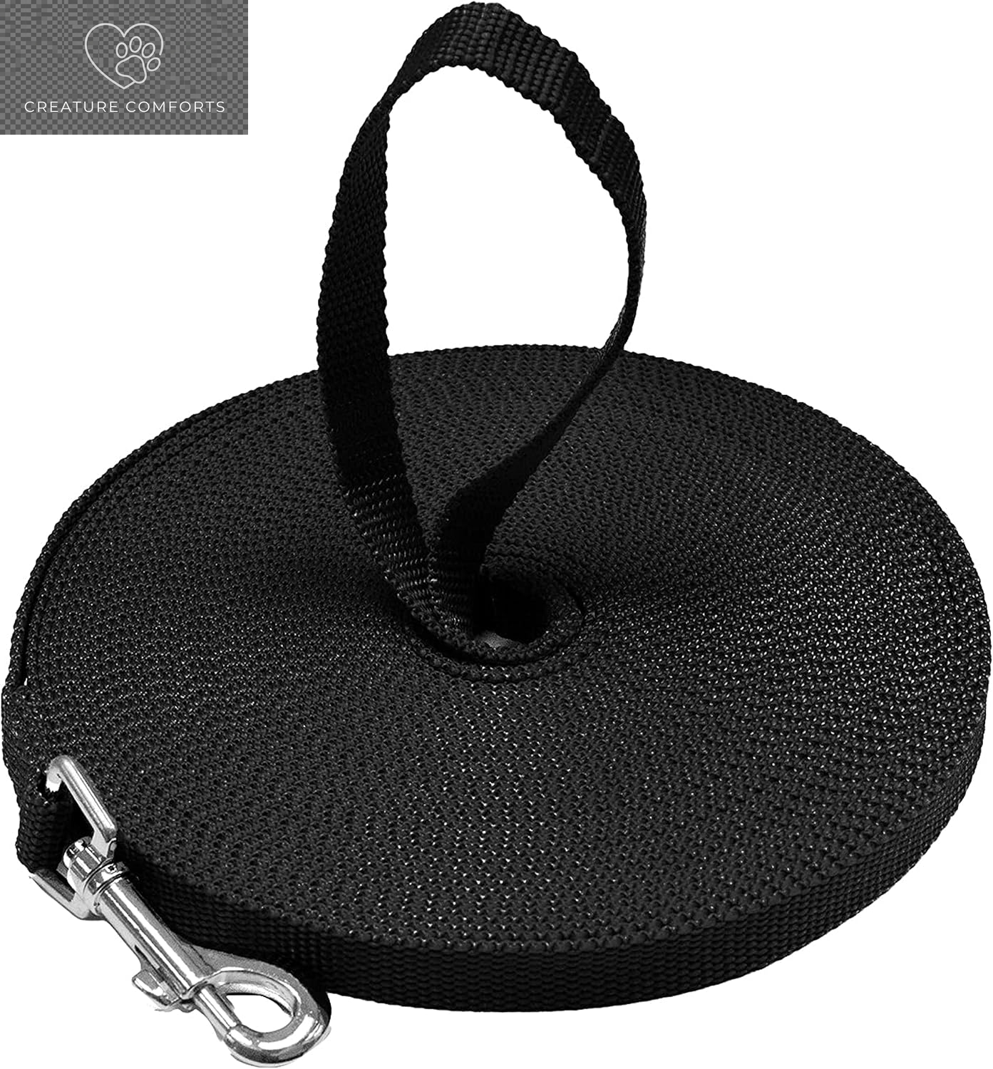 Downtown Pet Supply - Long Dog Training Leash for Recall & Obedience - Nylon, 30 Ft, Hunter Green