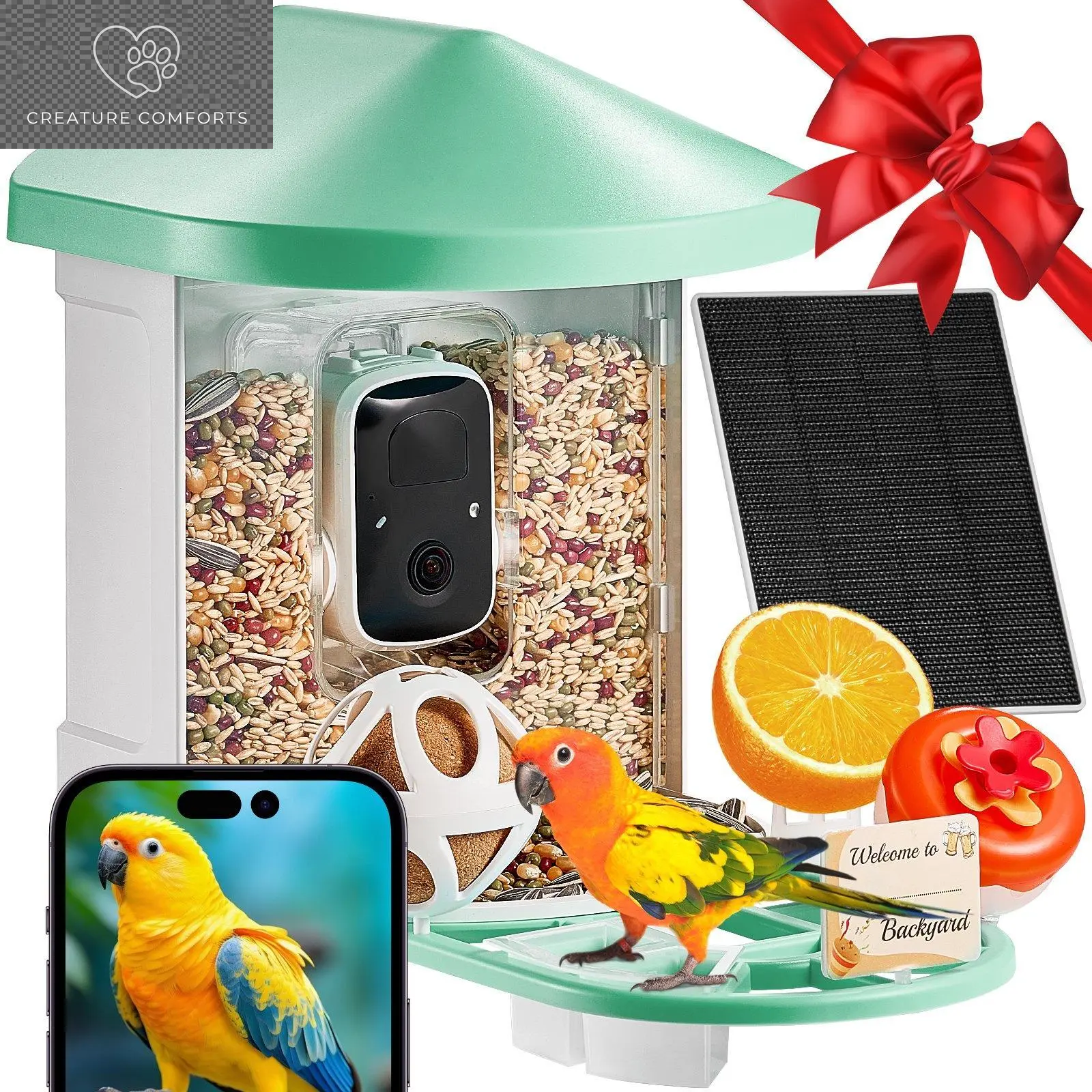Discover the Ultimate Gift for Bird Lovers: Vevor Smart Bird Feeder Camera with Solar Power, Live Video & AI Features! 🌞🐦📹 #BirdWatching #TechGifts #SummerFinds