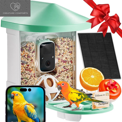 Discover the Ultimate Gift for Bird Lovers: Vevor Smart Bird Feeder Camera with Solar Power, Live Video & AI Features! 🌞🐦📹 #BirdWatching #TechGifts #SummerFinds