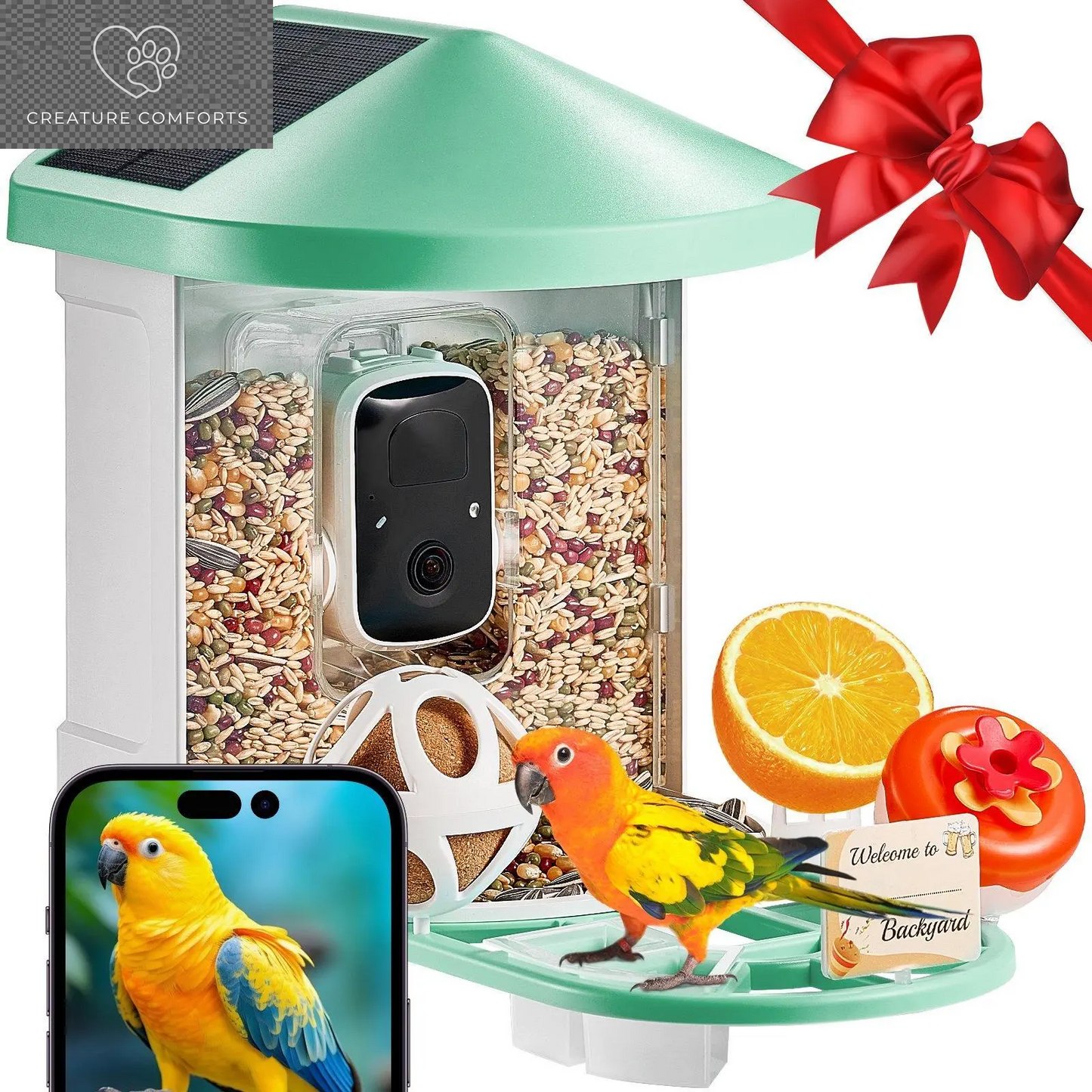 Discover the Ultimate Gift for Bird Lovers: Vevor Smart Bird Feeder Camera with Solar Power, Live Video & AI Features! 🌞🐦📹 #BirdWatching #TechGifts #SummerFinds