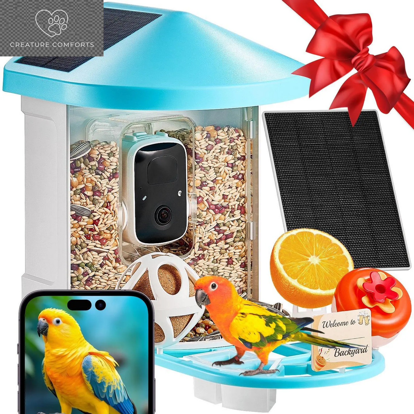 Discover the Ultimate Gift for Bird Lovers: Vevor Smart Bird Feeder Camera with Solar Power, Live Video & AI Features! 🌞🐦📹 #BirdWatching #TechGifts #SummerFinds