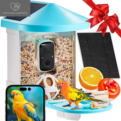 Discover the Ultimate Gift for Bird Lovers: Vevor Smart Bird Feeder Camera with Solar Power, Live Video & AI Features! 🌞🐦📹 #BirdWatching #TechGifts #SummerFinds