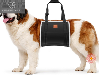 LOOBANI Adjustable Dog Sling for Large Dogs Hind Leg Support ACL Recovery | Walking & Stair Assistance, Senior Dog Mobility, Padded Comfort, Adjustable Fit, Lightweight Nylon, Soft Plush Lining